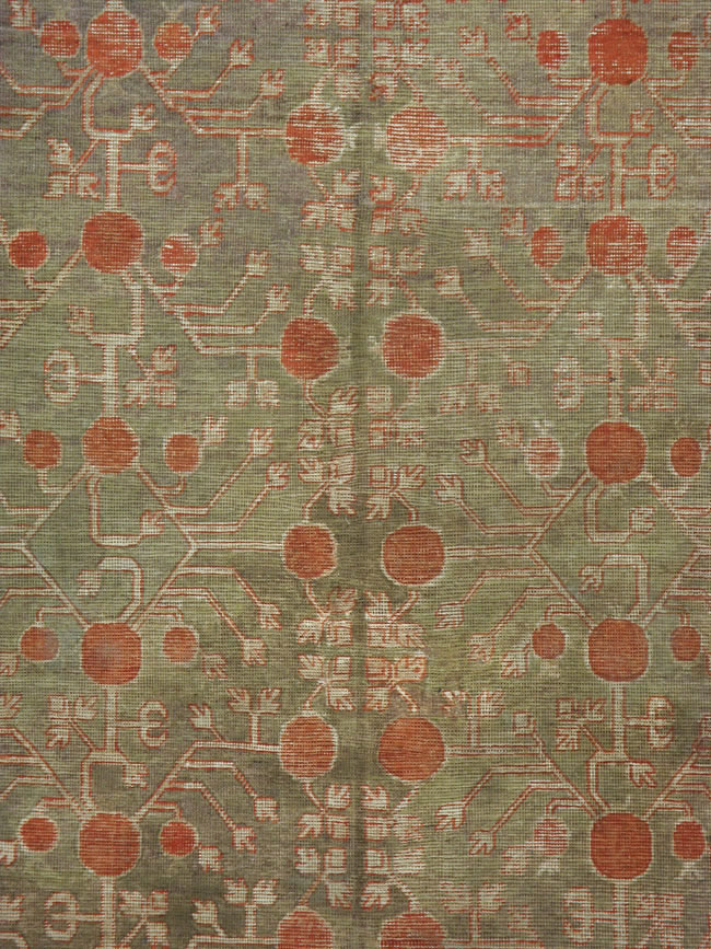 Antique East Turkestan Khotan Gallery Carpet, No.24175 - Galerie Shabab