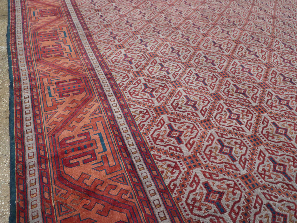 Antique Indian Lahore Oversize Carpet, No.24177 - Galerie Shabab