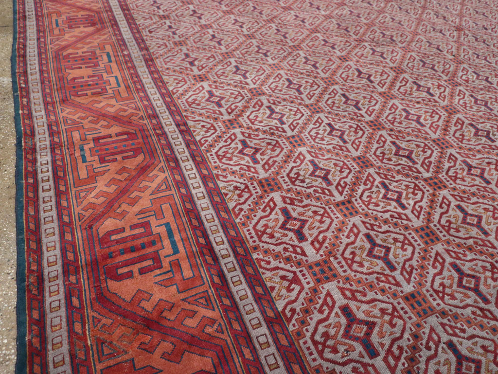 Antique Indian Lahore Oversize Carpet, No.24177 - Galerie Shabab
