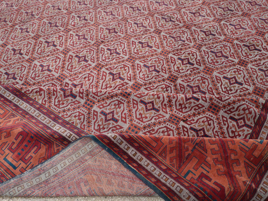 Antique Indian Lahore Oversize Carpet, No.24177 - Galerie Shabab