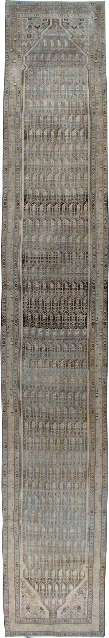 Vintage Persian Malayer Runner, No.24186 - Galerie Shabab