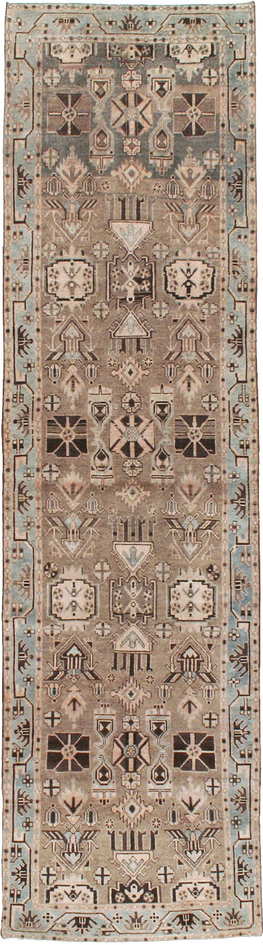 Vintage Persian Malayer Runner, No.24188 - Galerie Shabab
