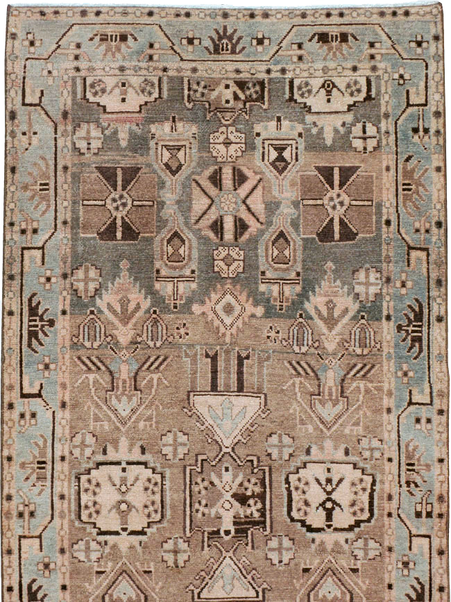 Vintage Persian Malayer Runner, No.24188 - Galerie Shabab