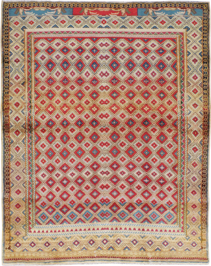 Vintage Persian Kashan Rug, No.24191 - Galerie Shabab