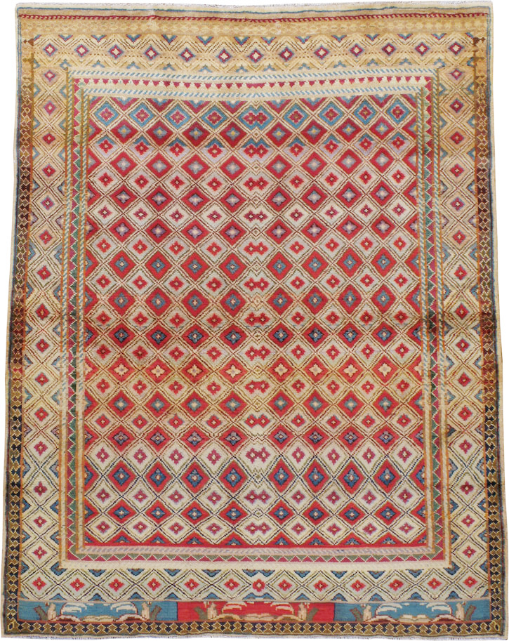 Vintage Persian Kashan Rug, No.24191 - Galerie Shabab