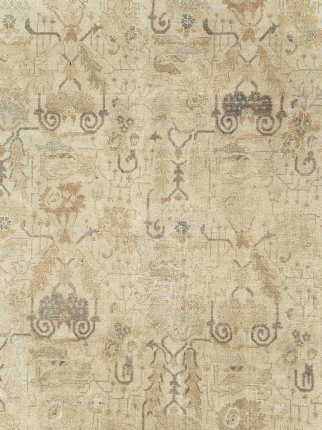 Antique Persian Tabriz Carpet, No.24192 - Galerie Shabab