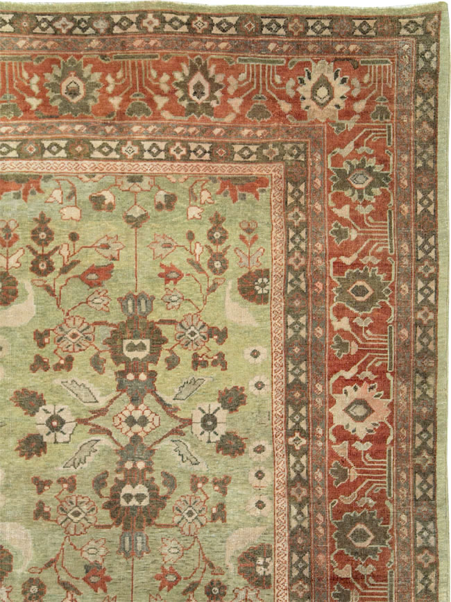 Antique Persian Mahal Oversize Carpet, No.24196 - Galerie Shabab