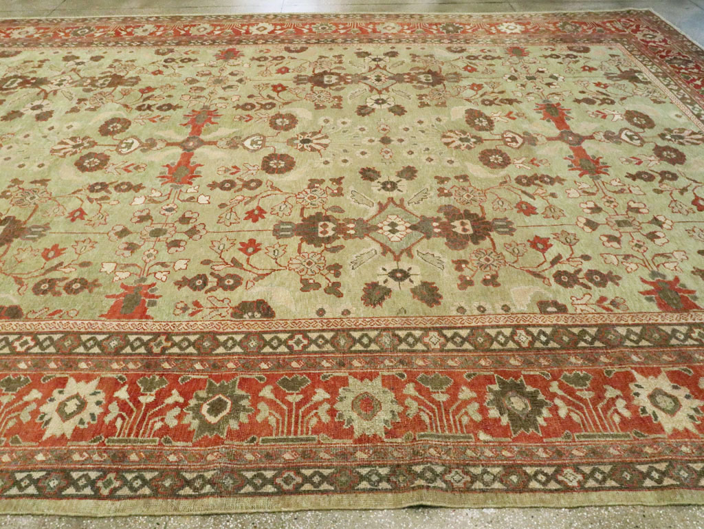 Antique Persian Mahal Oversize Carpet, No.24196 - Galerie Shabab