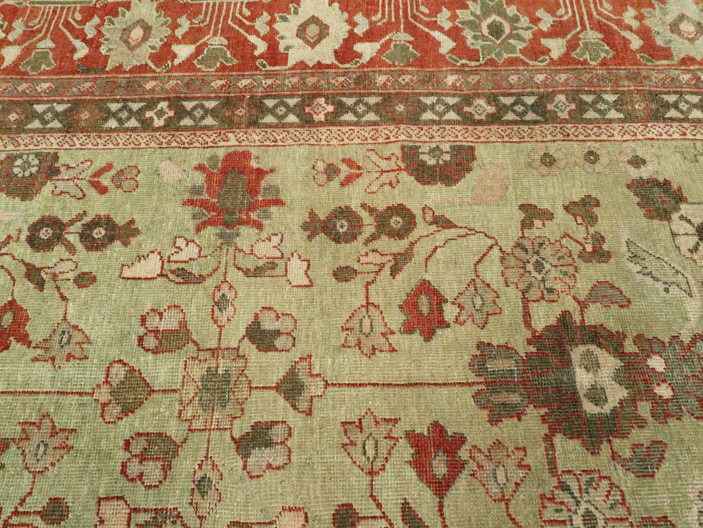 Antique Persian Mahal Oversize Carpet, No.24196 - Galerie Shabab