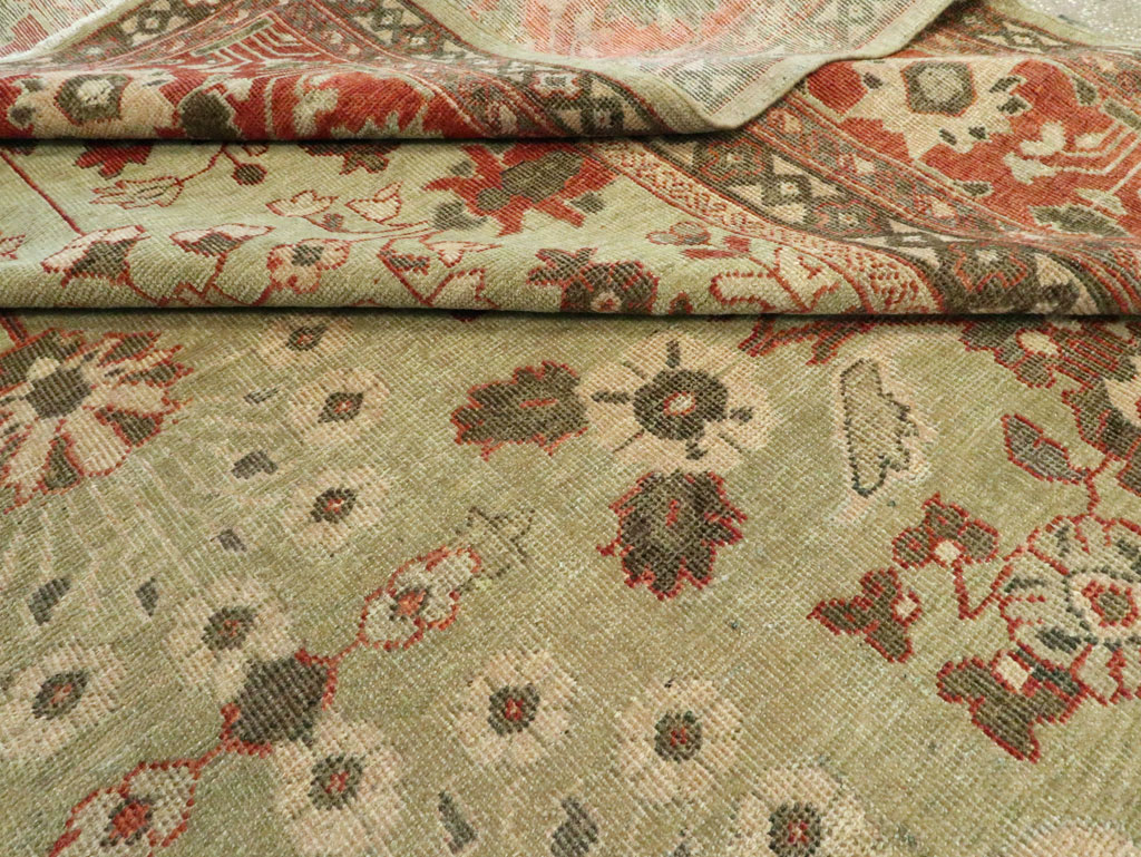 Antique Persian Mahal Oversize Carpet, No.24196 - Galerie Shabab
