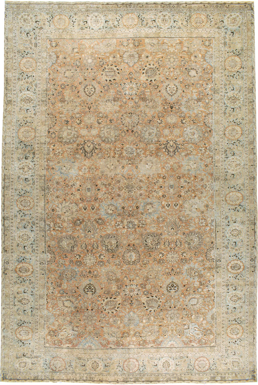 Antique Persian Tabriz Carpet, No.24197 - Galerie Shabab
