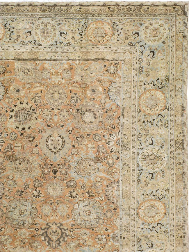 Antique Persian Tabriz Carpet, No.24197 - Galerie Shabab