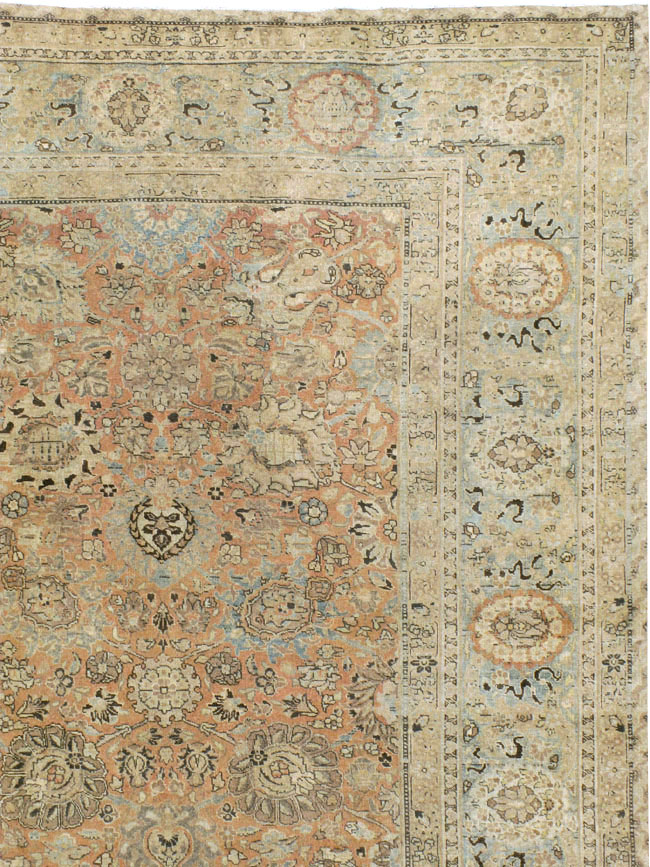 Antique Persian Tabriz Carpet, No.24197 - Galerie Shabab