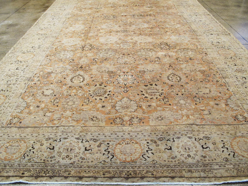 Antique Persian Tabriz Carpet, No.24197 - Galerie Shabab