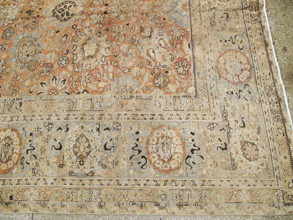 Antique Persian Tabriz Carpet, No.24197 - Galerie Shabab