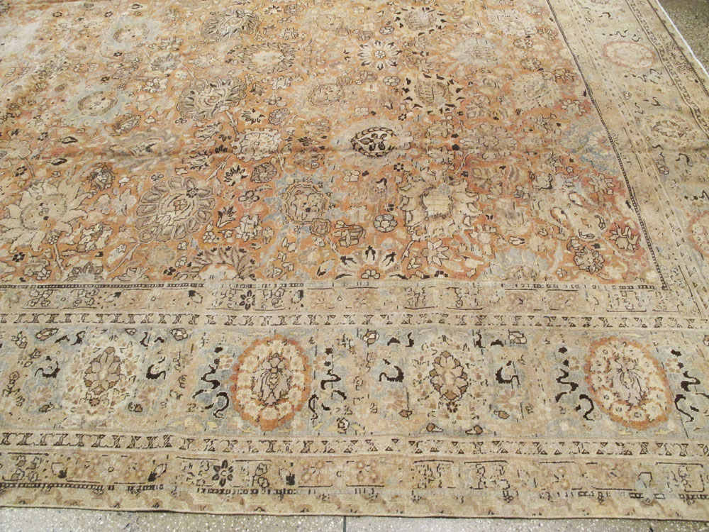 Antique Persian Tabriz Carpet, No.24197 - Galerie Shabab