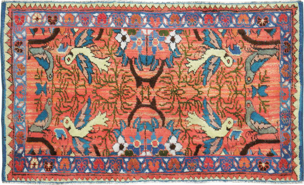Vintage Persian Tabriz Pictorial Rug (Pair: 1 of 2), No.24198 - Galerie Shabab