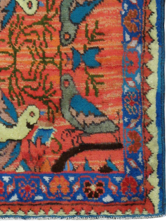 Vintage Persian Tabriz Pictorial Rug (Pair: 1 of 2), No.24198 - Galerie Shabab