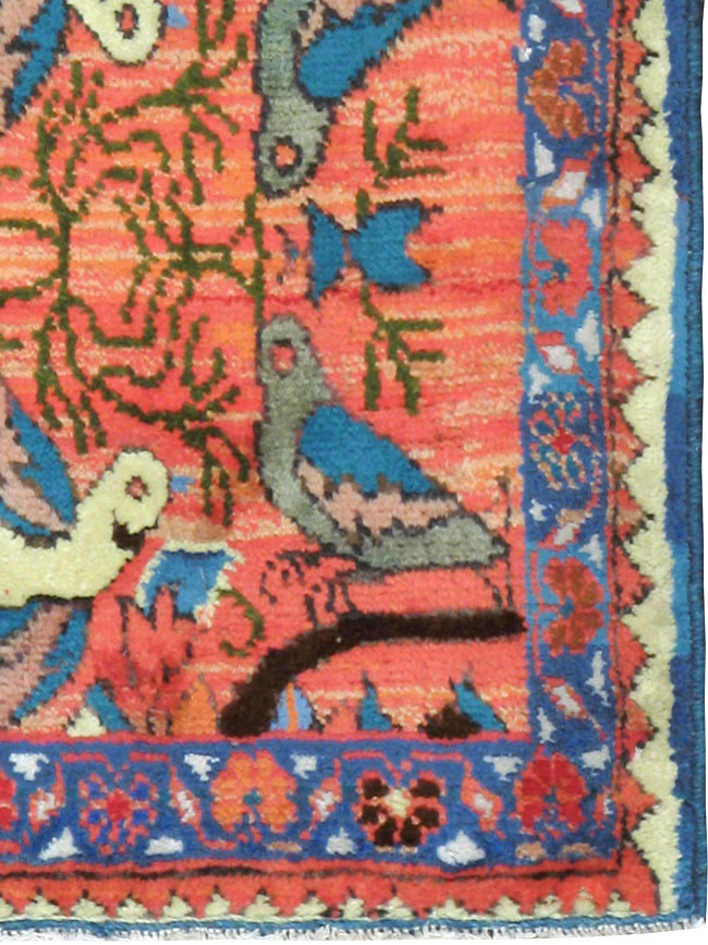 Vintage Persian Tabriz Pictorial Rug (Pair: 1 of 2), No.24198 - Galerie Shabab
