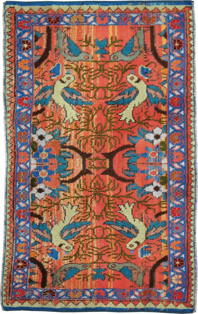 Vintage Persian Tabriz Pictorial Rug (Pair: 2 of 2), No.24199 - Galerie Shabab