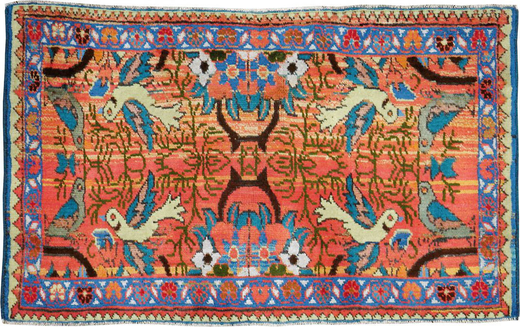 Vintage Persian Tabriz Pictorial Rug (Pair: 2 of 2), No.24199 - Galerie Shabab