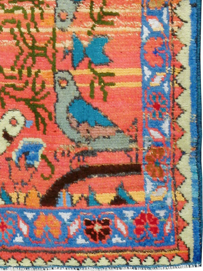 Vintage Persian Tabriz Pictorial Rug (Pair: 2 of 2), No.24199 - Galerie Shabab