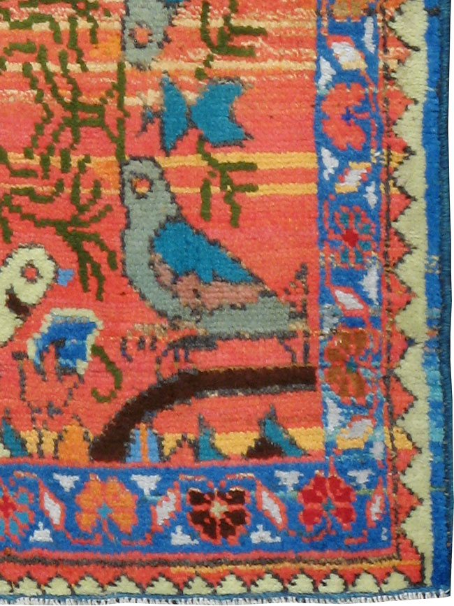 Vintage Persian Tabriz Pictorial Rug (Pair: 2 of 2), No.24199 - Galerie Shabab