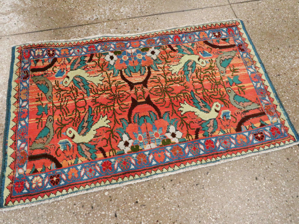 Vintage Persian Tabriz Pictorial Rug (Pair: 2 of 2), No.24199 - Galerie Shabab