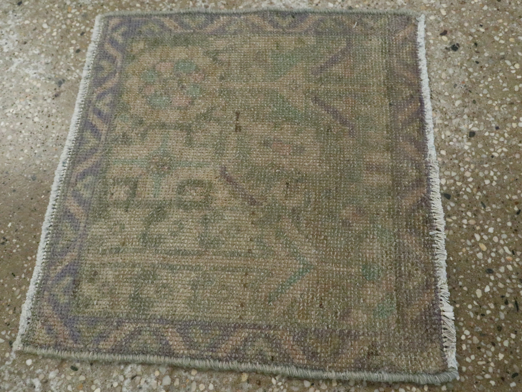 Vintage Persian Malayer Square Rug, No.24201 - Galerie Shabab