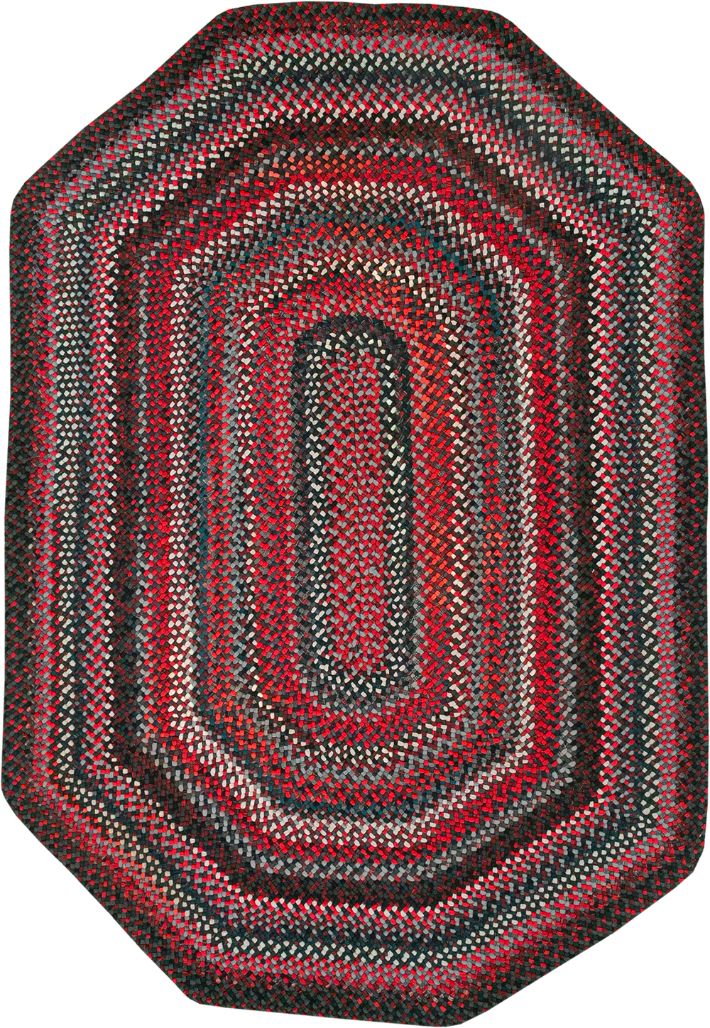 Vintage American Braid Rug, No.24209 - Galerie Shabab