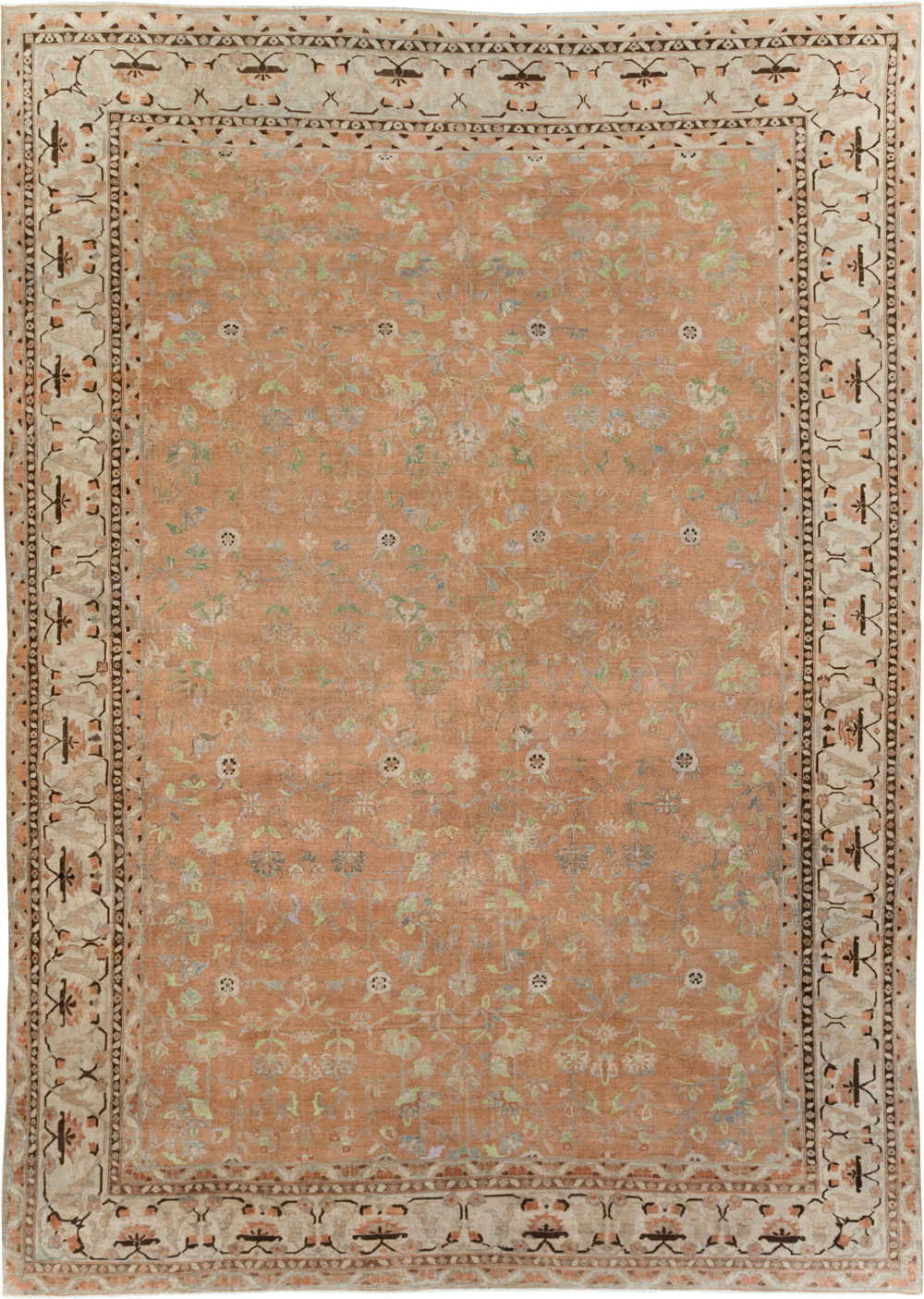 Vintage Persian Sarouk Carpet, No.24211 - Galerie Shabab