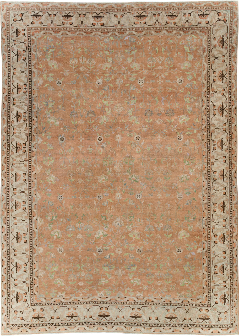 Vintage Persian Sarouk Carpet, No.24211 - Galerie Shabab