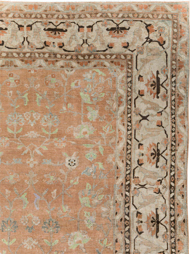 Vintage Persian Sarouk Carpet, No.24211 - Galerie Shabab