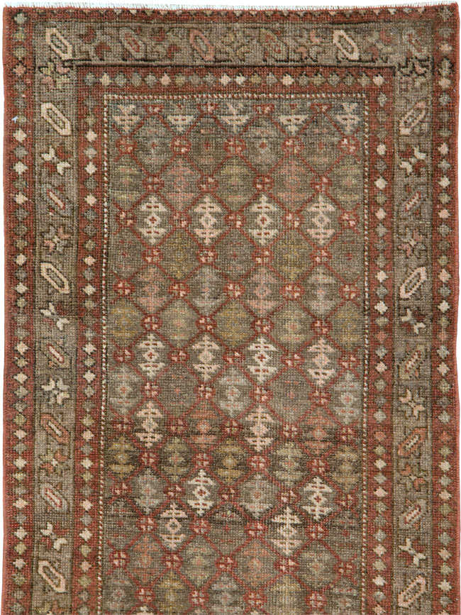 Vintage Persian Malayer Runner, No.24214 - Galerie Shabab