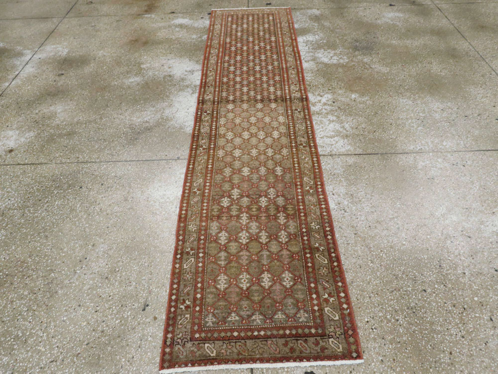 Vintage Persian Malayer Runner, No.24214 - Galerie Shabab