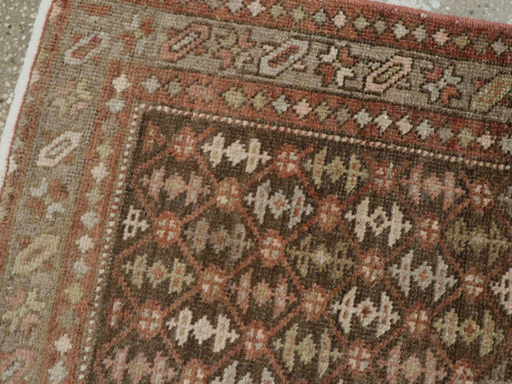Vintage Persian Malayer Runner, No.24214 - Galerie Shabab