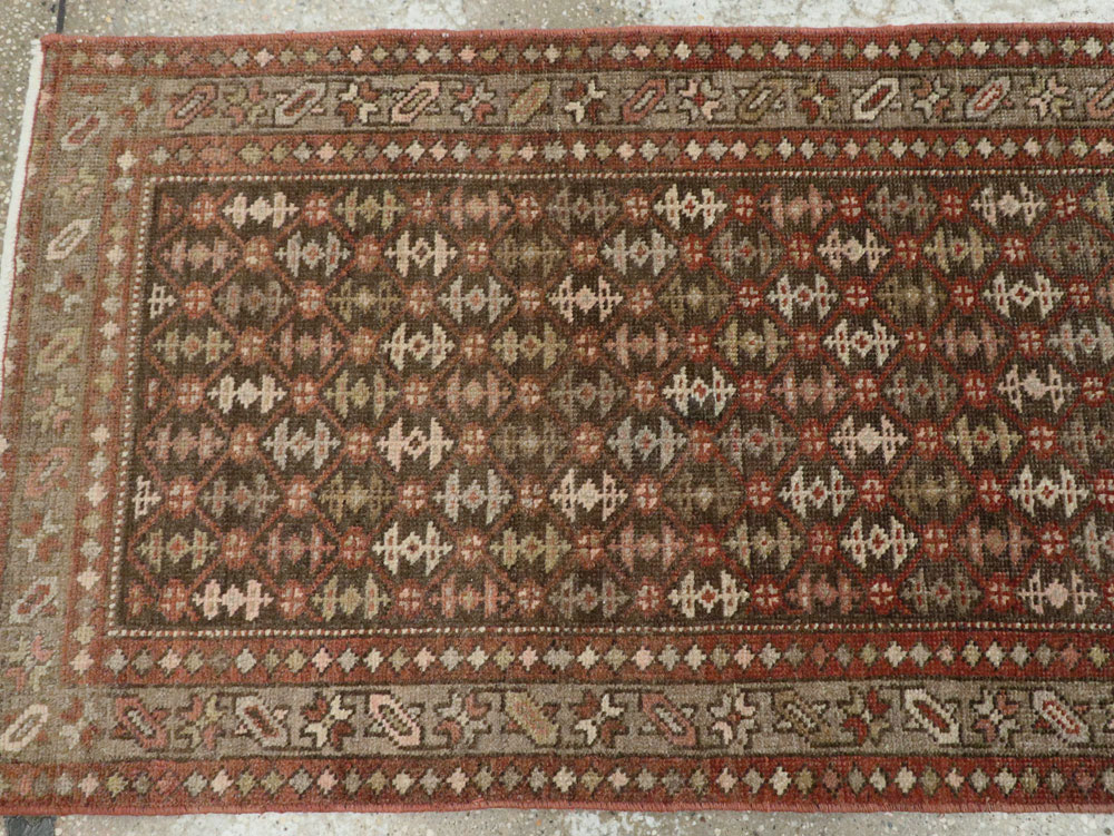 Vintage Persian Malayer Runner, No.24214 - Galerie Shabab