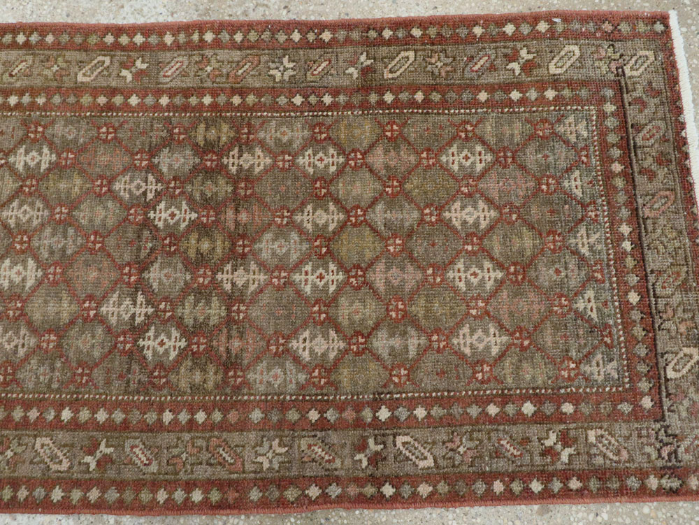 Vintage Persian Malayer Runner, No.24214 - Galerie Shabab
