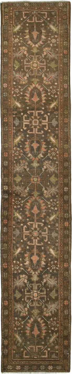 Vintage Persian Malayer Runner, No.24215 - Galerie Shabab