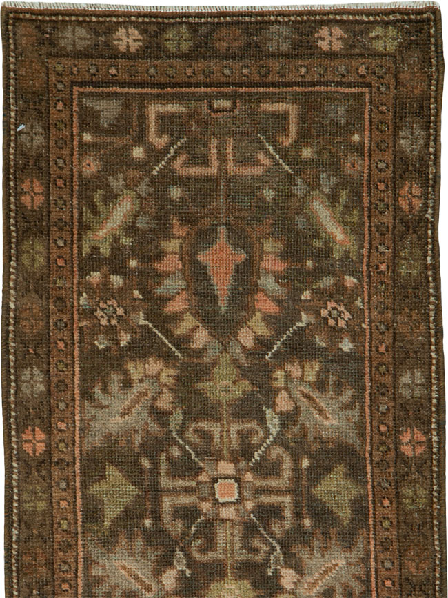 Vintage Persian Malayer Runner, No.24215 - Galerie Shabab