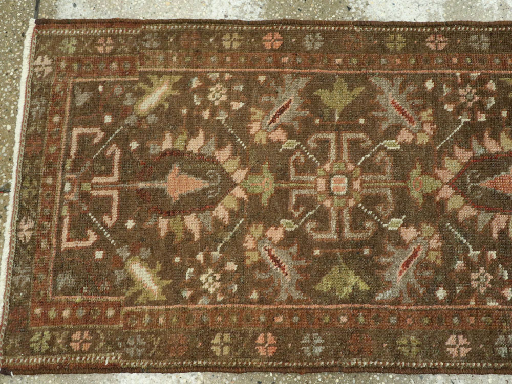 Vintage Persian Malayer Runner, No.24215 - Galerie Shabab