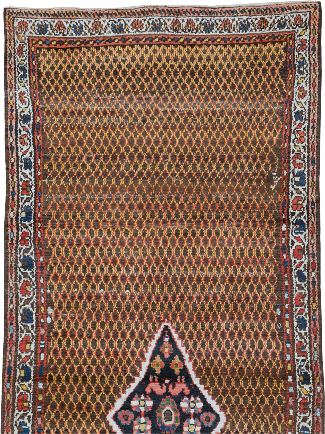 Vintage Persian Hamadan Carpet, No.24217 - Galerie Shabab