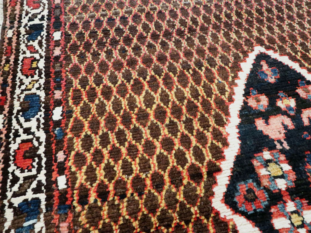 Vintage Persian Hamadan Carpet, No.24217 - Galerie Shabab