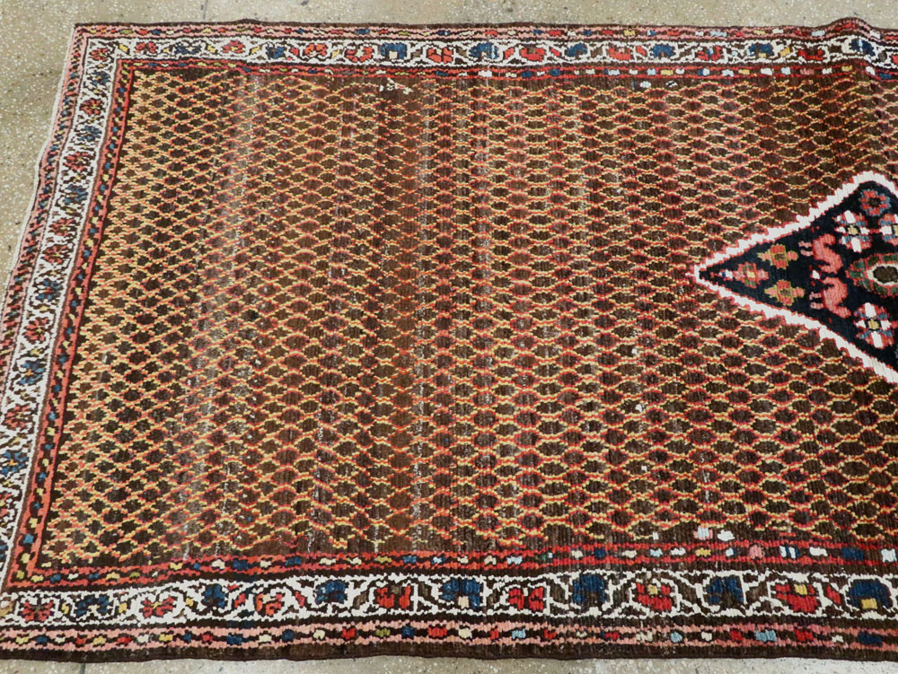 Vintage Persian Hamadan Carpet, No.24217 - Galerie Shabab