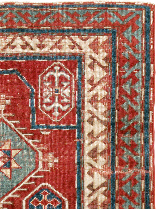 Antique Caucasian Kazak Rug, No.24221 - Galerie Shabab