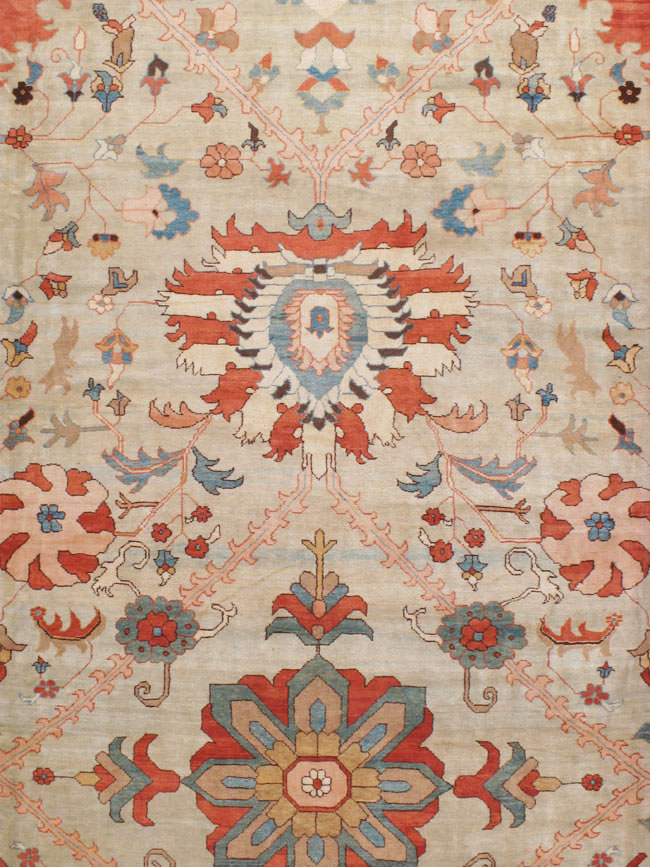 Modern Persian Sultanabad Oversize Carpet, No.24225 - Galerie Shabab