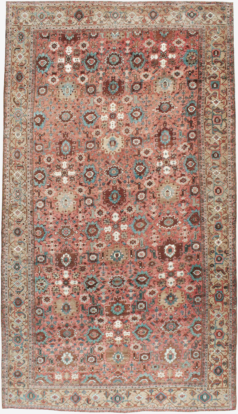 Antique Persian Heriz Carpet, No.24229 - Galerie Shabab