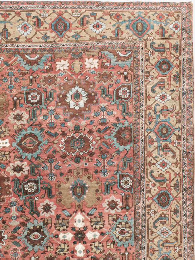 Antique Persian Heriz Carpet, No.24229 - Galerie Shabab