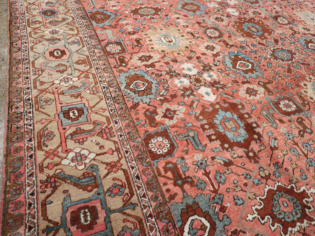 Antique Persian Heriz Carpet, No.24229 - Galerie Shabab