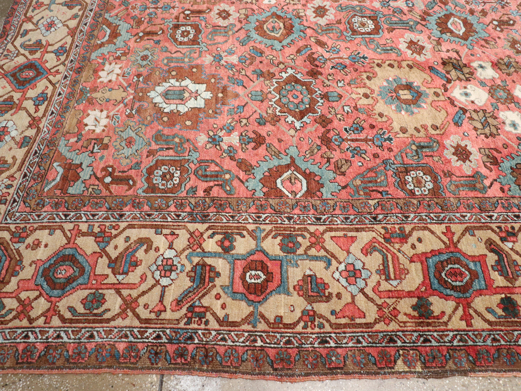 Antique Persian Heriz Carpet, No.24229 - Galerie Shabab